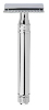 Edwin Jagger Double Edge Safety Razor - Chrome (Long)