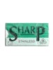 Sharp SS Polymer coated DE razor blades